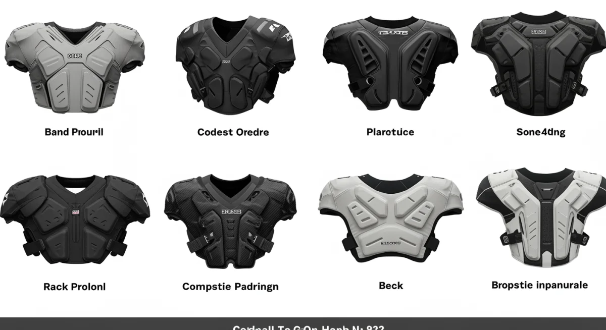Comparison of four different football backplate designs and features