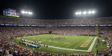 USFL 2025 championship game atmosphere in a packed stadium