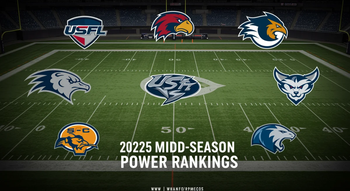 Mid-Season USFL Power Rankings 2025: Analysis of All 8 Teams
