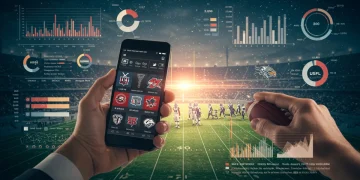 USFL 2025 betting strategies with data analytics and financial growth charts